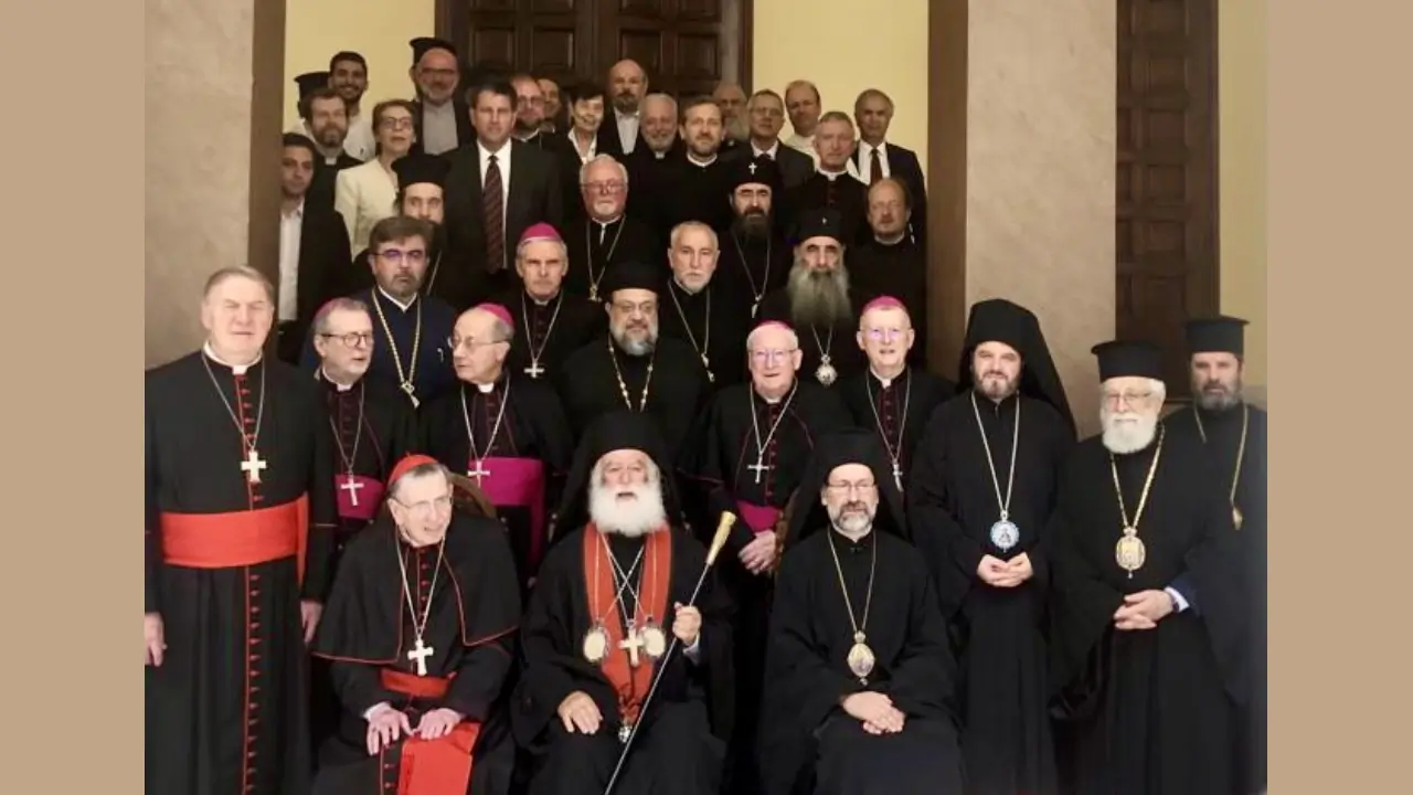 Group photo from the plenary meeting of the Joint International Commission for Theological Dialogue between the Roman Catholic Church and the Orthodox Church in Alexandria, Egypt