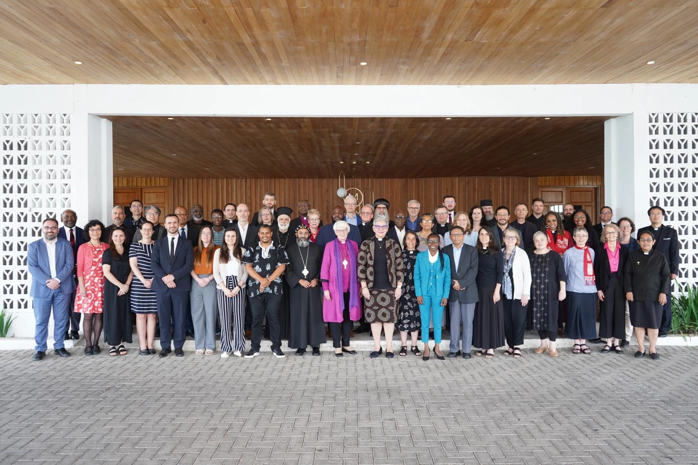 Group photo of the World Council of Churches Commission on Faith and Order meeting in Tondano, North Sulawesi, Indonesia