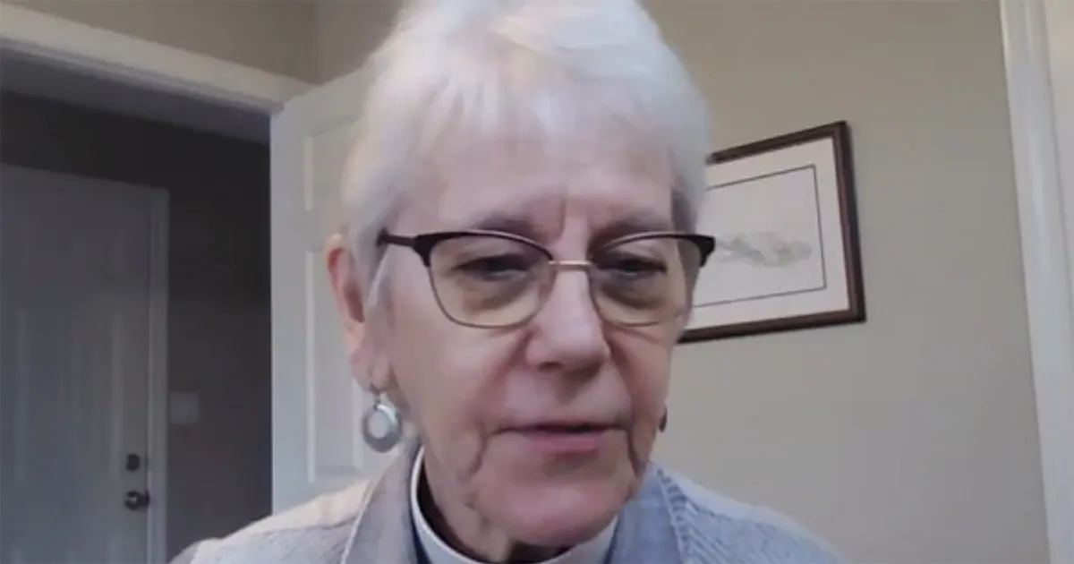 Archbishop Linda Nicholls, primate of the Anglican Church of Canada, speaks to Council of General Synod (CoGS). The primate will contact Canada's minister of health to express concerns over the expansion of medical assistance in dying and the need for palliative care, following a resolution passed by CoGS
