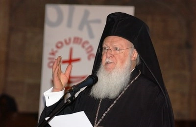 Ecumenical Patriarch Bartholomew I at the WCC Central Committee meeting in Geneva, Switzerland