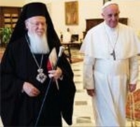 Patriarch Bartholomew of Constantinople and Pope Francis
