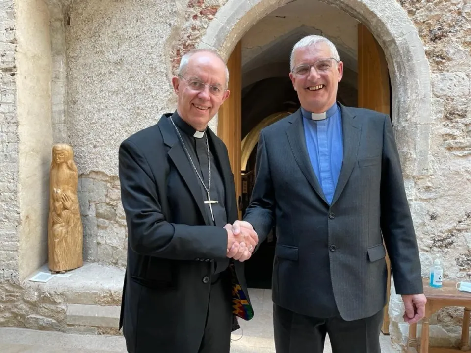 Archbishop Justin Welby meets with Rt Rev Iain Greenshields, newly elected Moderator of the General Assembly of the Church of Scotland