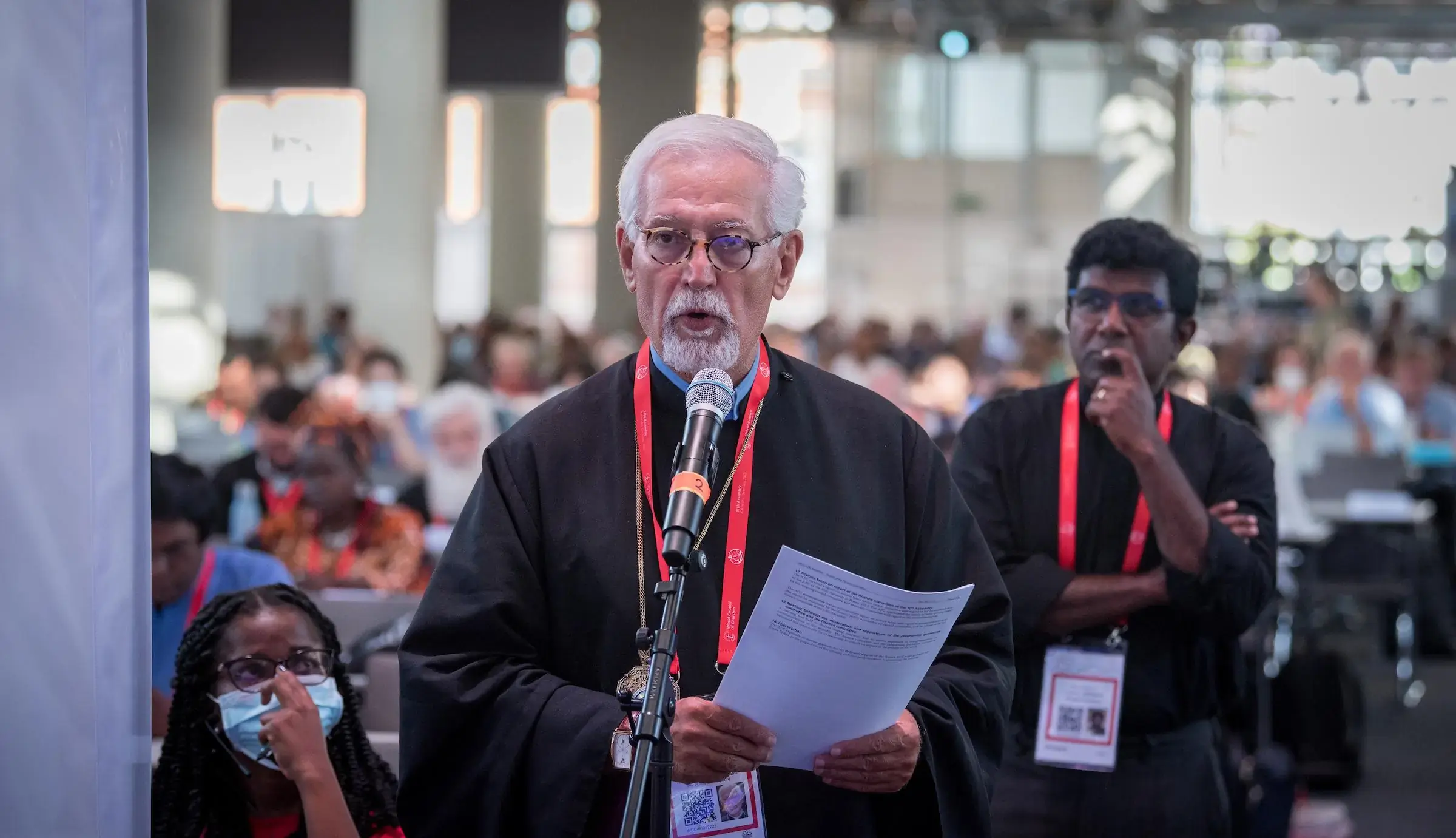 Archbishop Dr Vicken Aykazian, Armenian Apostolic Church, Mother See of Holy Etchmiadzin, elected as one of two vice moderators of the WCC central committee